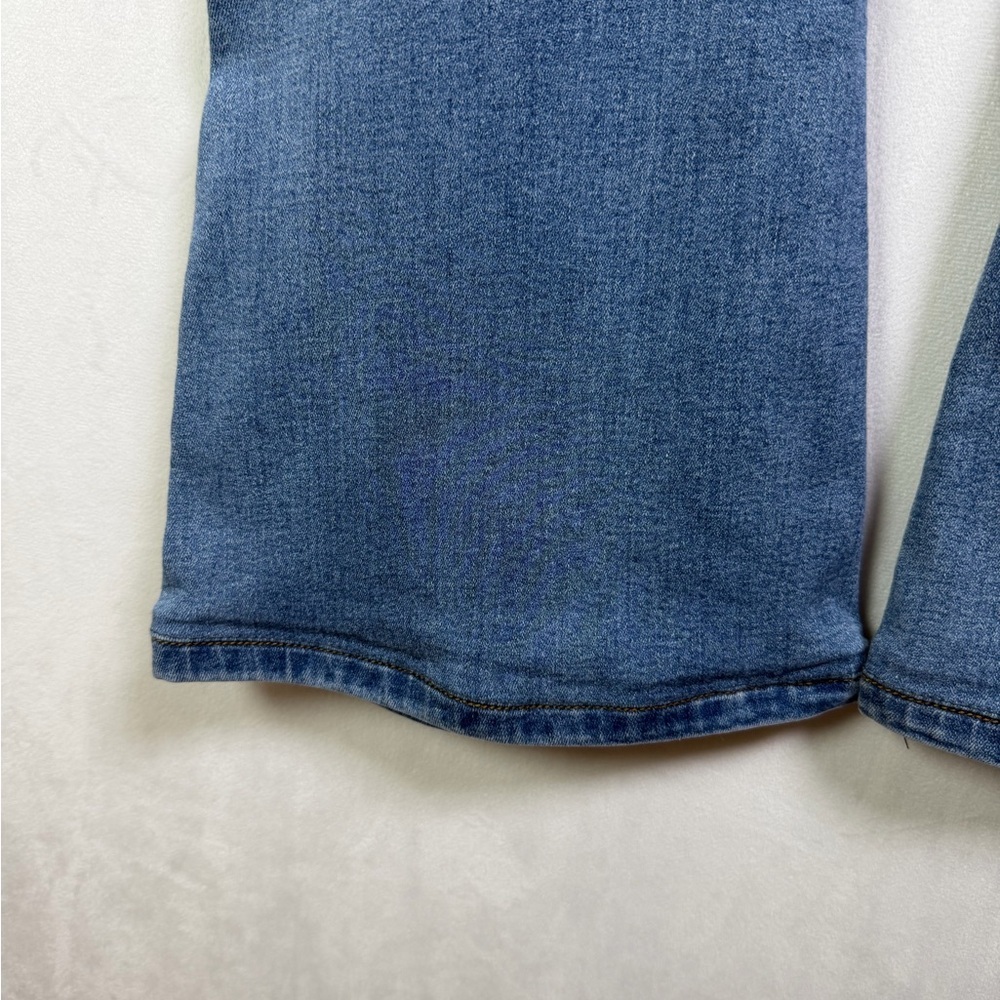 Free People Women’s Pull-On Flare Jeans Boho Y2K Wide Leg Bell Bottom Sz 25 - Picture 7 of 9